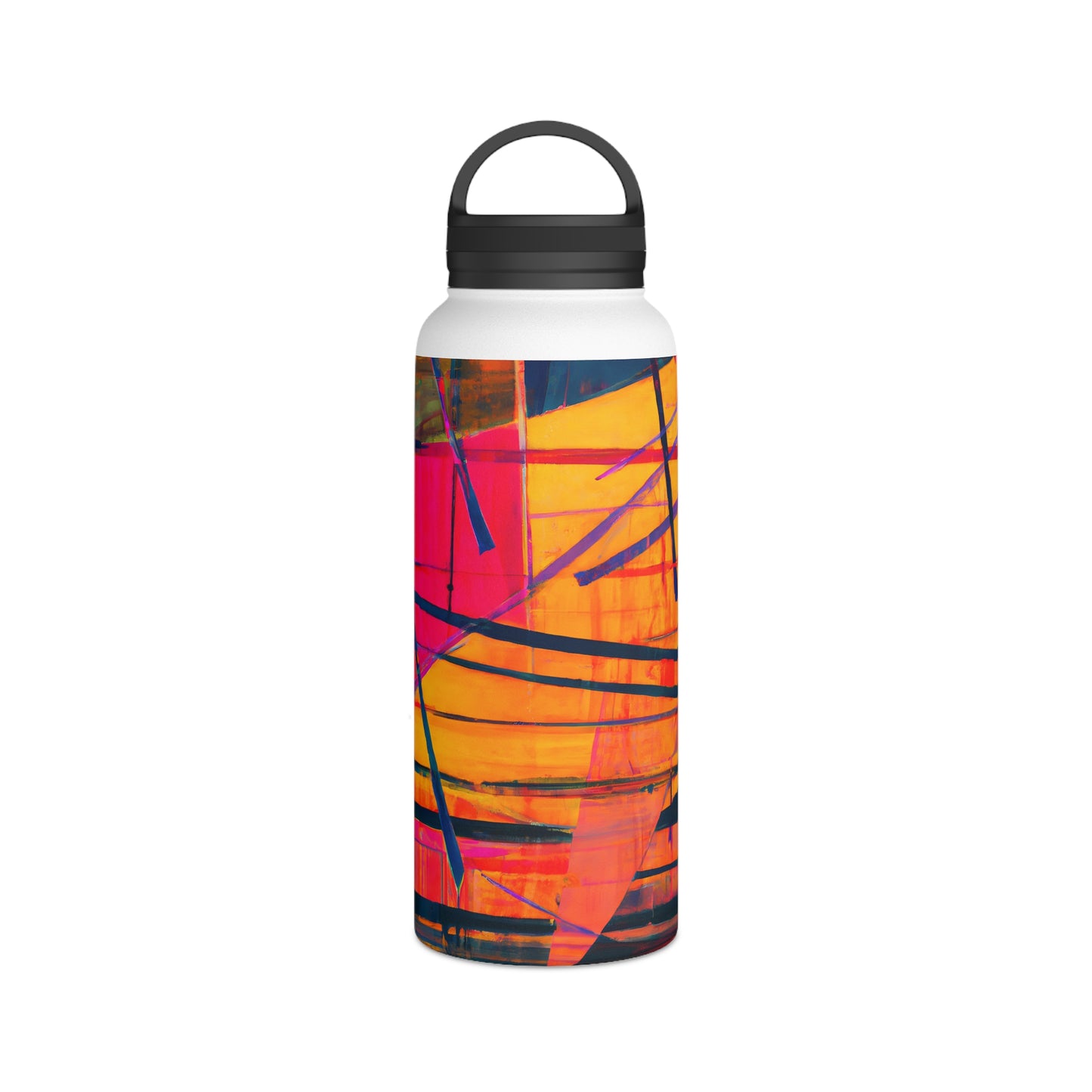 Alice Feldman - Electric Force, Abstractly - Stainless Steel Water Bottle