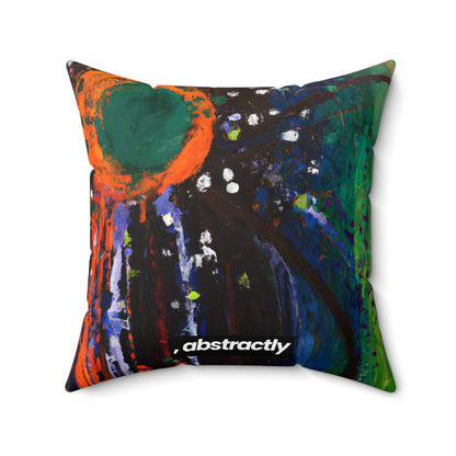 Solaris Elementum - Chlorine, Abstractly - Faux Suede Throw Pillow