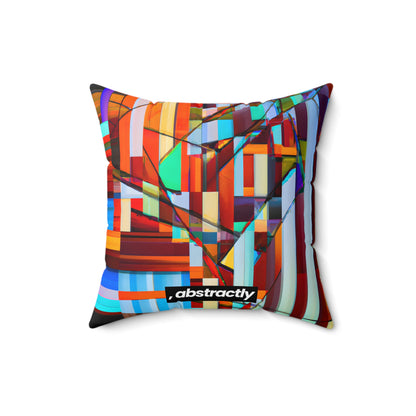 Edward Higgs - Electromagnetic Force, Abstractly - Faux Suede Throw Pillow