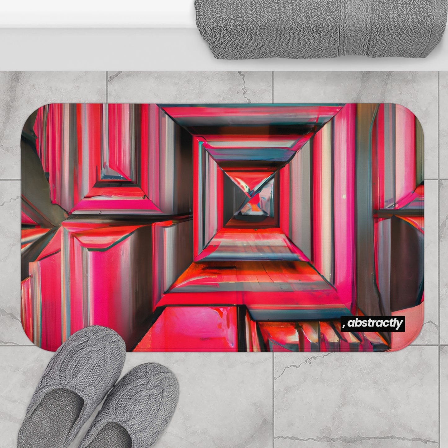 Leon Feldman - Magnetic Force, Abstractly - Bath Mat