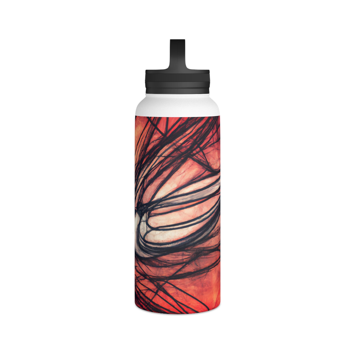 Clarence Buerkett - Electromagnetic Force, Abstractly - Stainless Steel Water Bottle