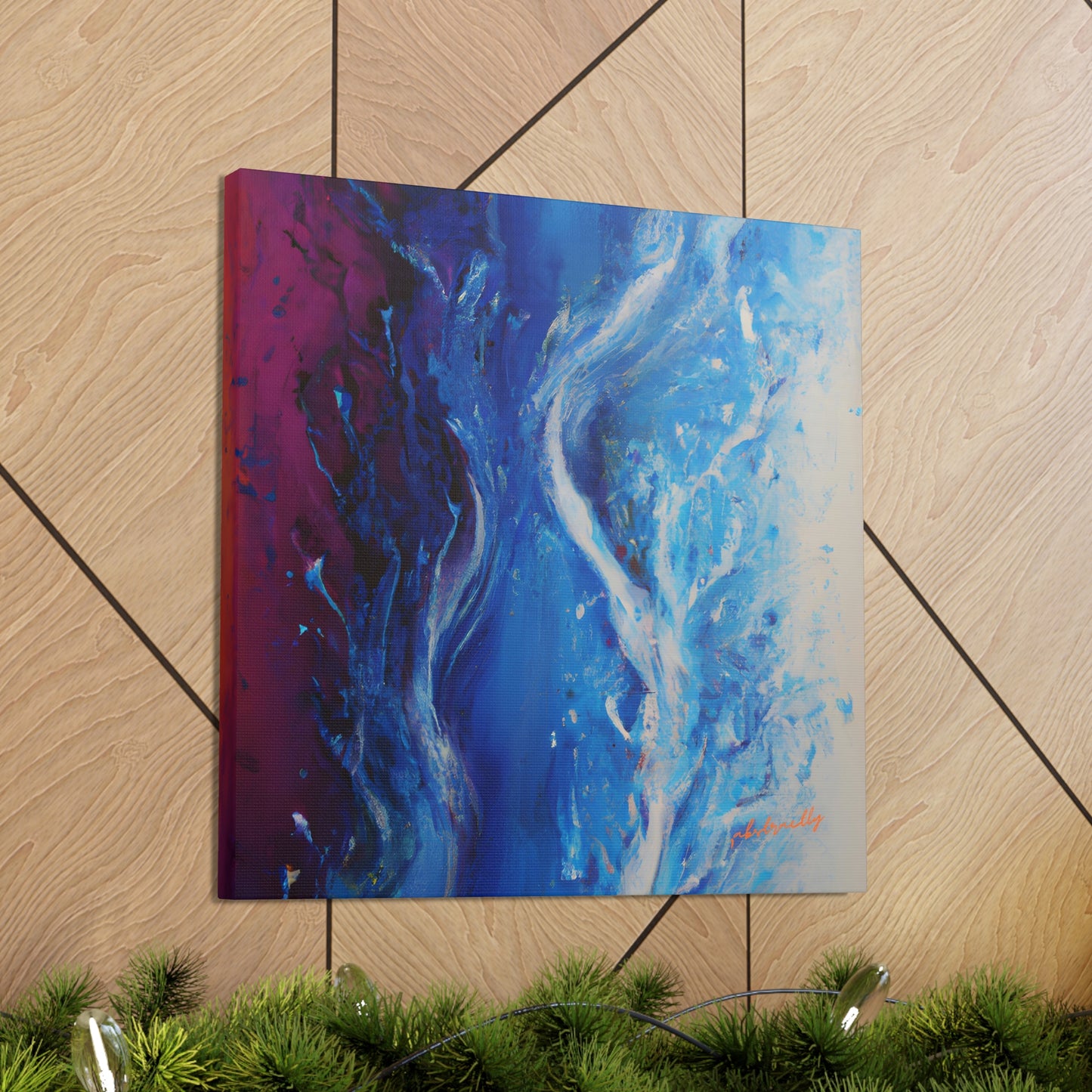 Cerulean Acidum - Chemistry, Abstractly - Canvas