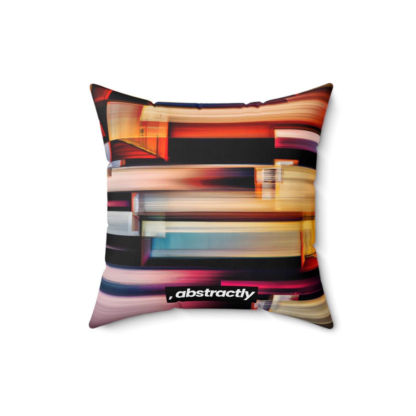 Harold Bloomfield - Strong Force, Abstractly - Faux Suede Throw Pillow