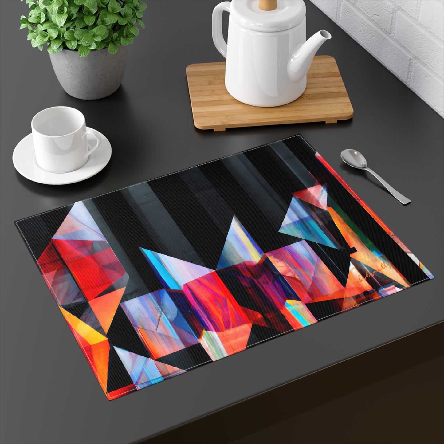 Elena Fuchs - Applied Force, Abstractly - Placemat