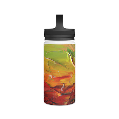 Quantum Crystalinium - Manganese, Abstractly - Stainless Steel Water Bottle