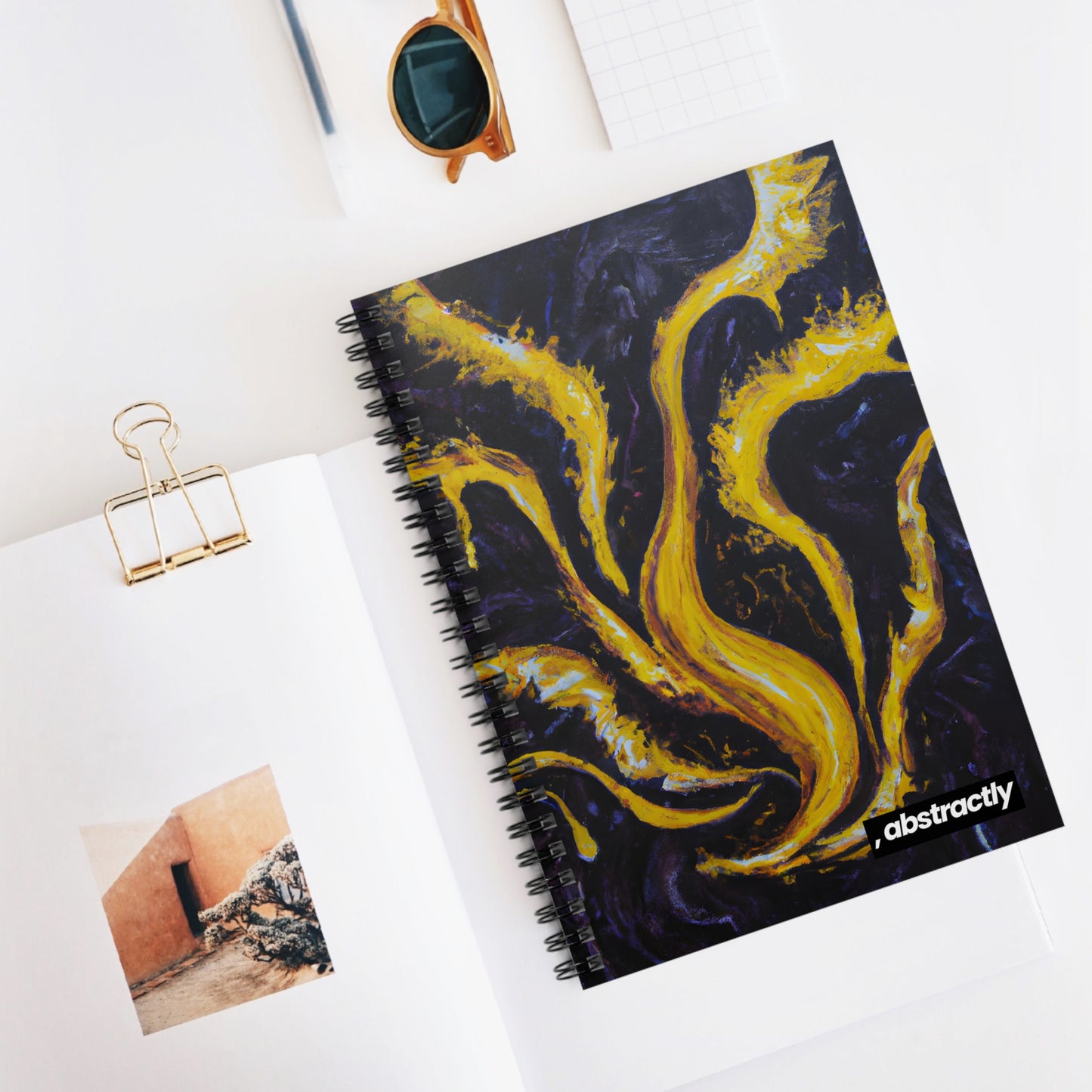 Vanadium Starlite - Chemistry, Abstractly - Spiral Notebook