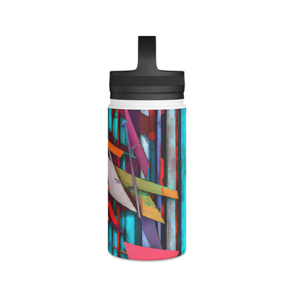 Iris Leonard - Electric Force, Abstractly - Stainless Steel Water Bottle