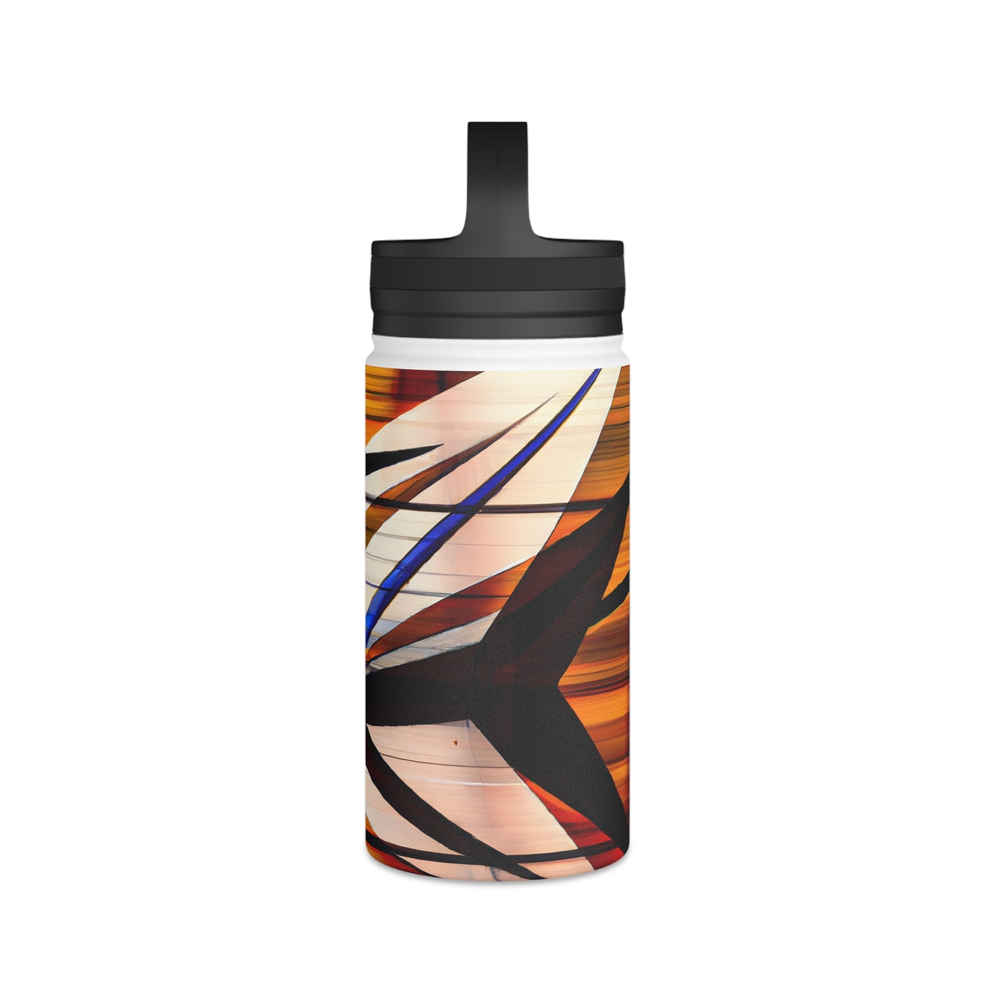 Valerie Schwartz - Magnetic Force, Abstractly - Stainless Steel Water Bottle