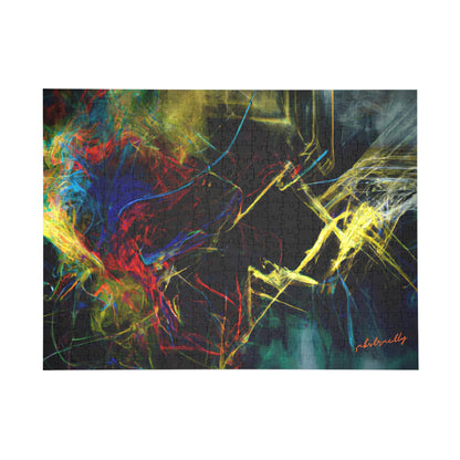 Connie Valdez - Electric Force, Abstractly - Puzzle