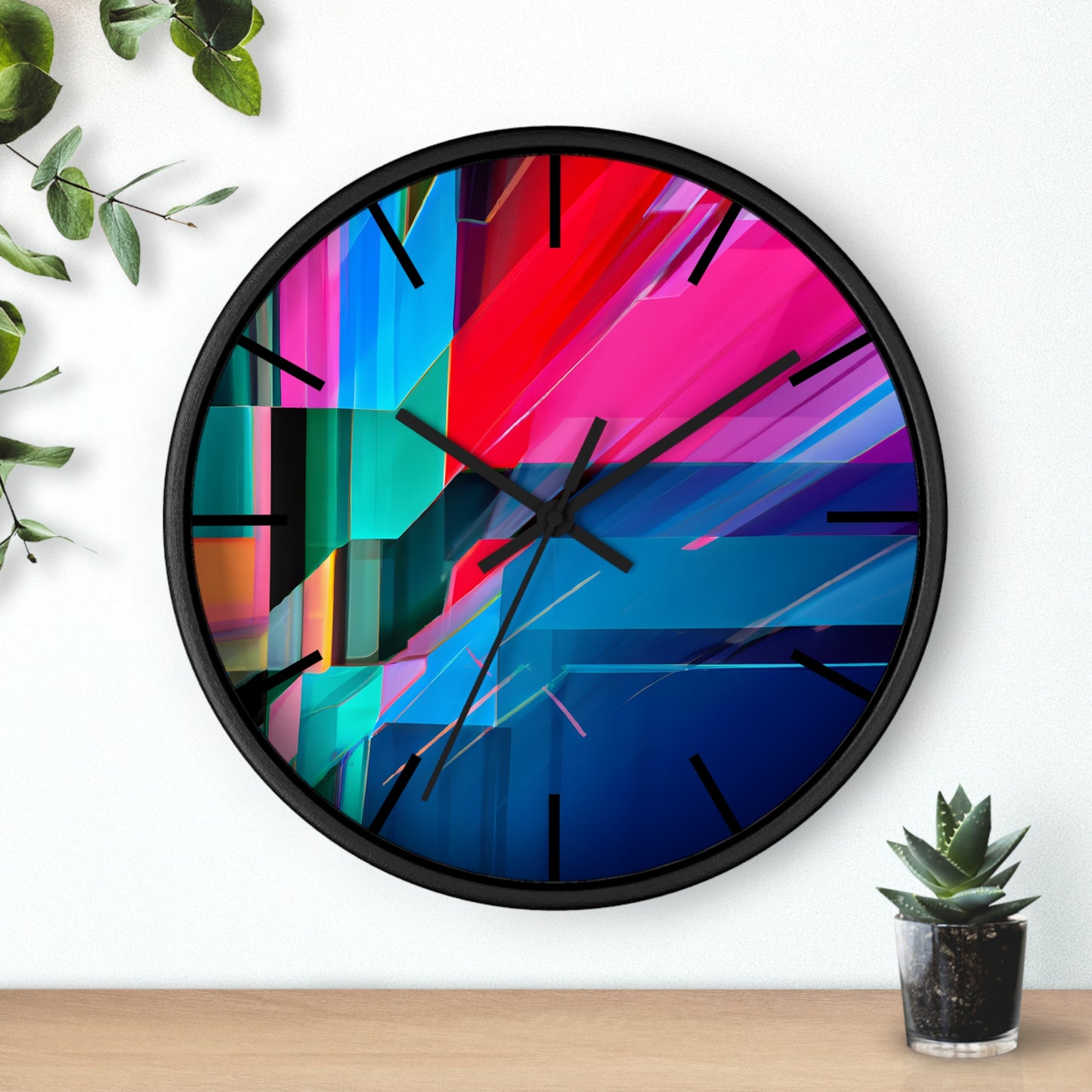 Helen Kaplan - Air Resistance Force, Abstractly - Wall Clock