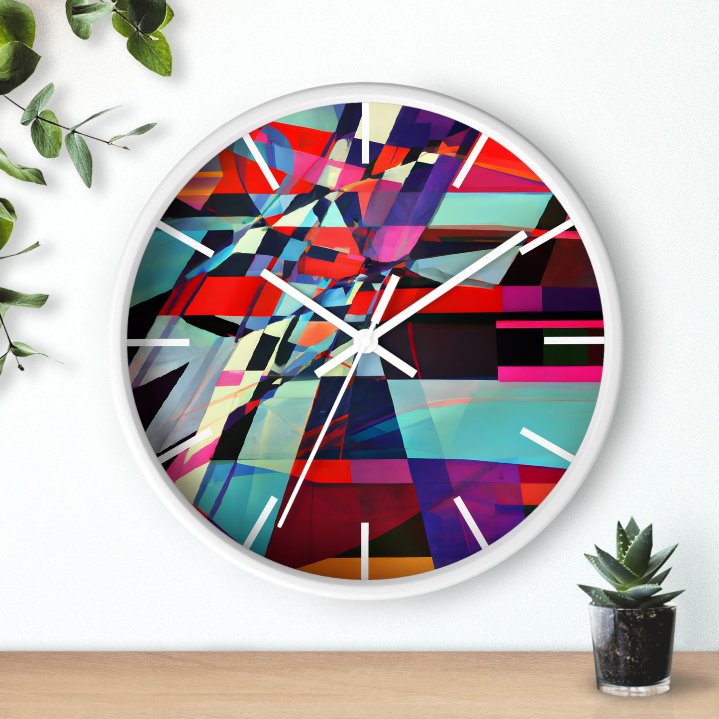 Fiona Breslin - Electric Force, Abstractly - Wall Clock