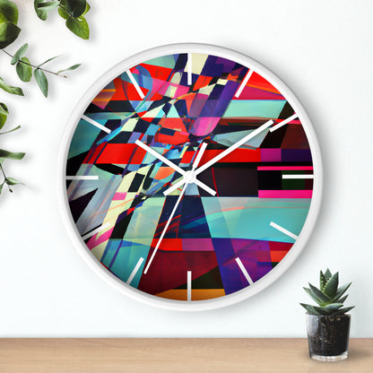 Fiona Breslin - Electric Force, Abstractly - Wall Clock