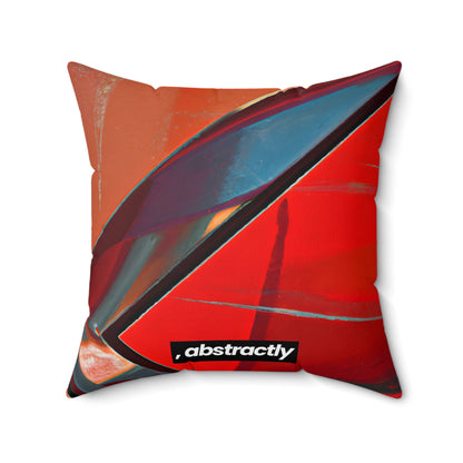 Victor Franklin - Normal Force, Abstractly - Faux Suede Throw Pillow