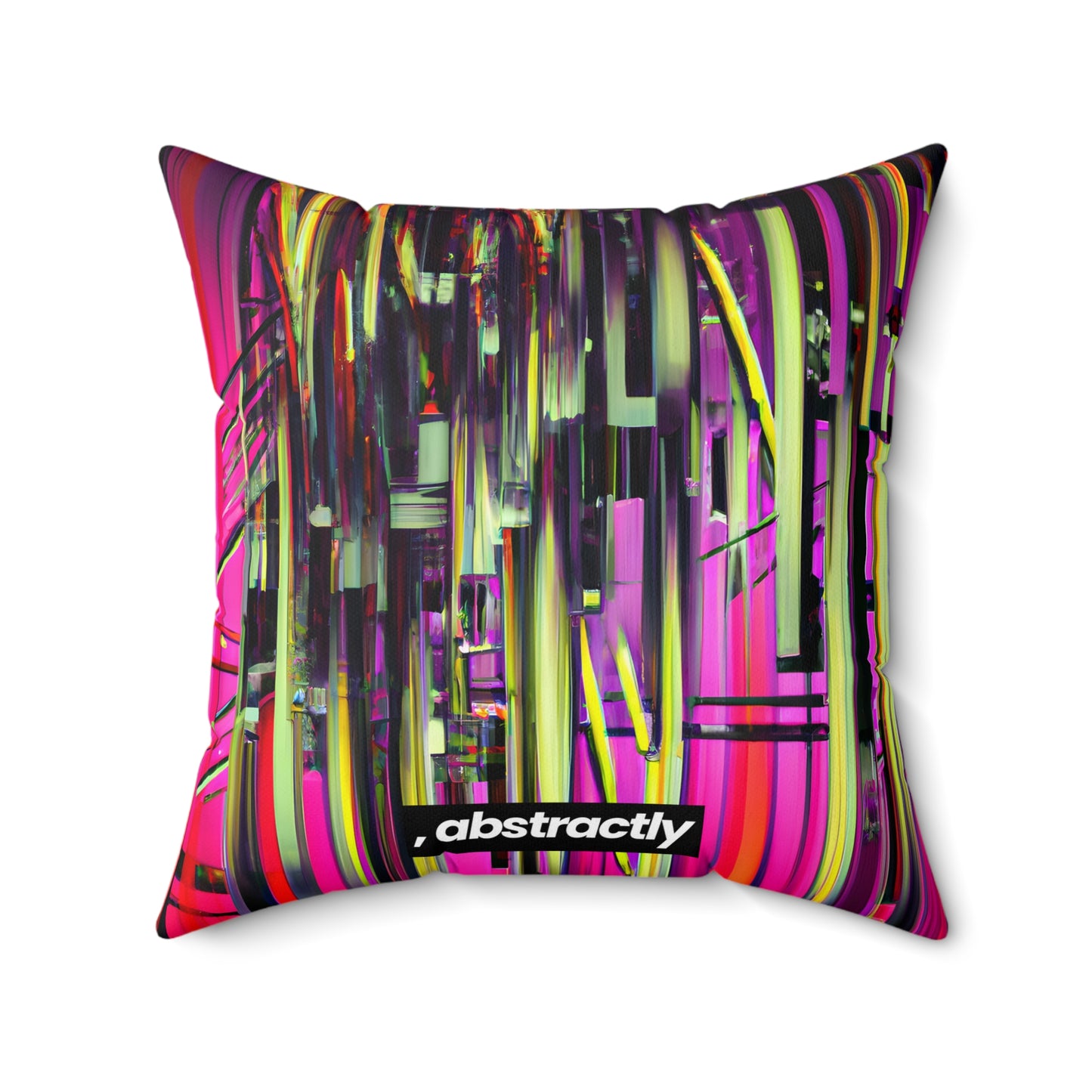 Anastasia Klimenko - Air Resistance Force, Abstractly - Faux Suede Throw Pillow