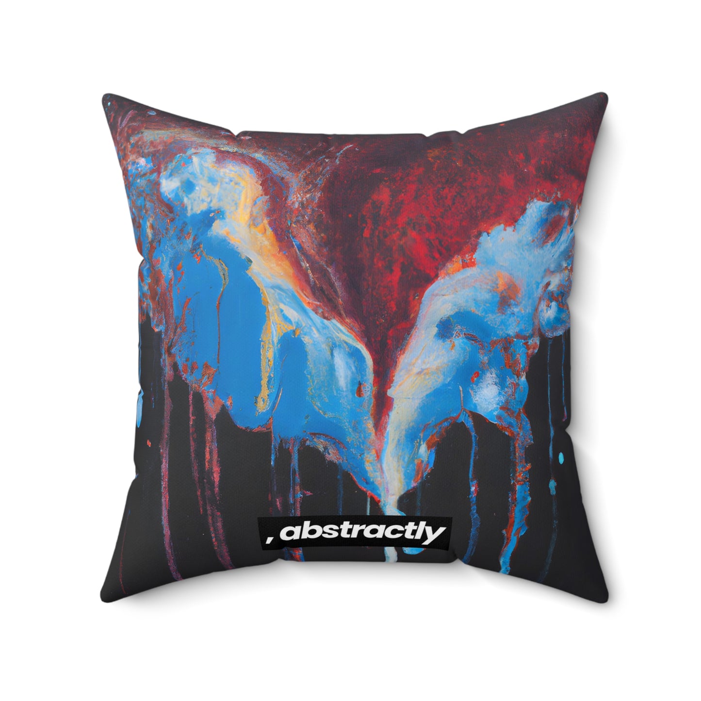 Quantum Quicksilver Crystal - Chemistry, Abstractly - Faux Suede Throw Pillow