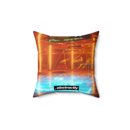 Eagle Summit Finance - Revenue, Abstractly - Faux Suede Throw Pillow