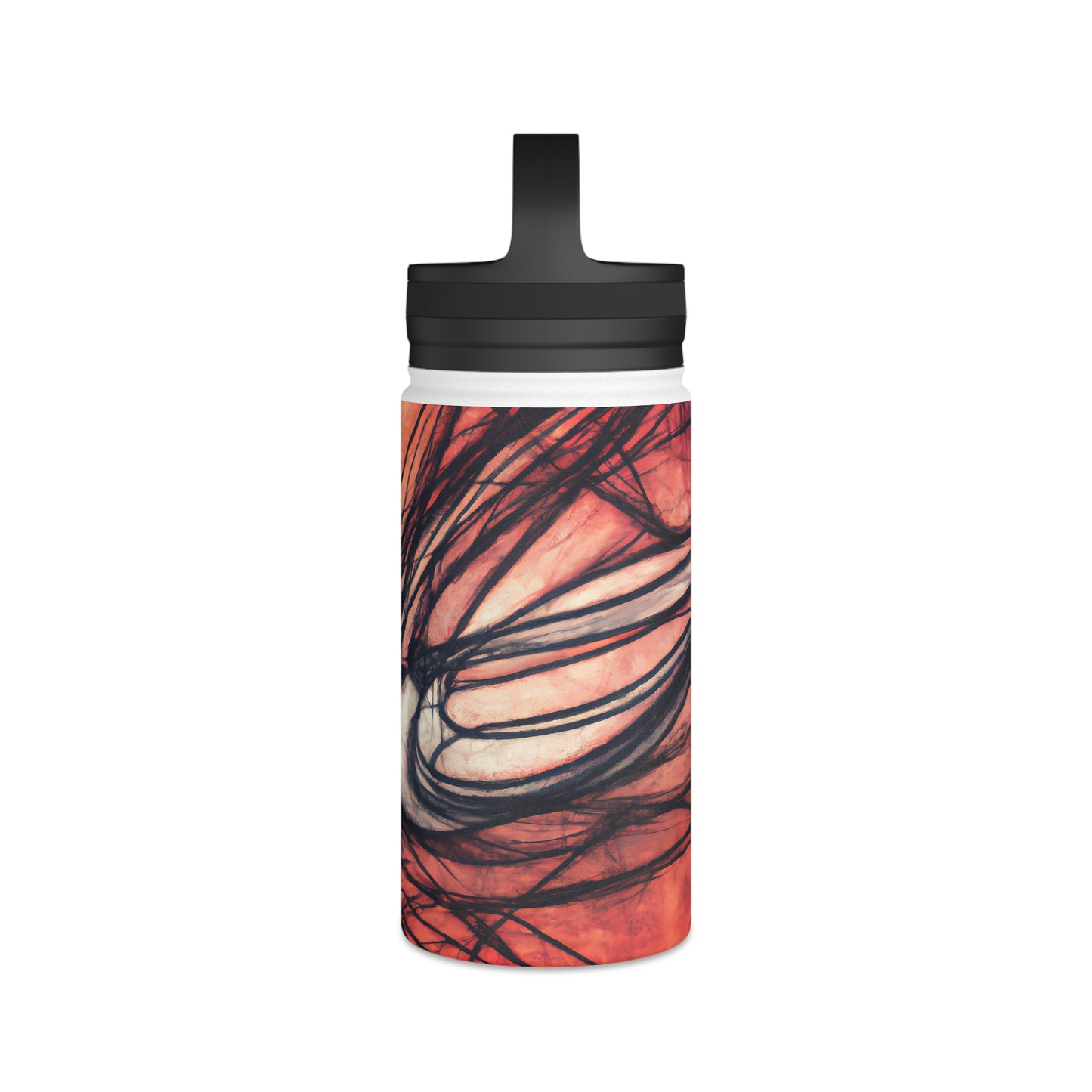 Clarence Buerkett - Electromagnetic Force, Abstractly - Stainless Steel Water Bottle