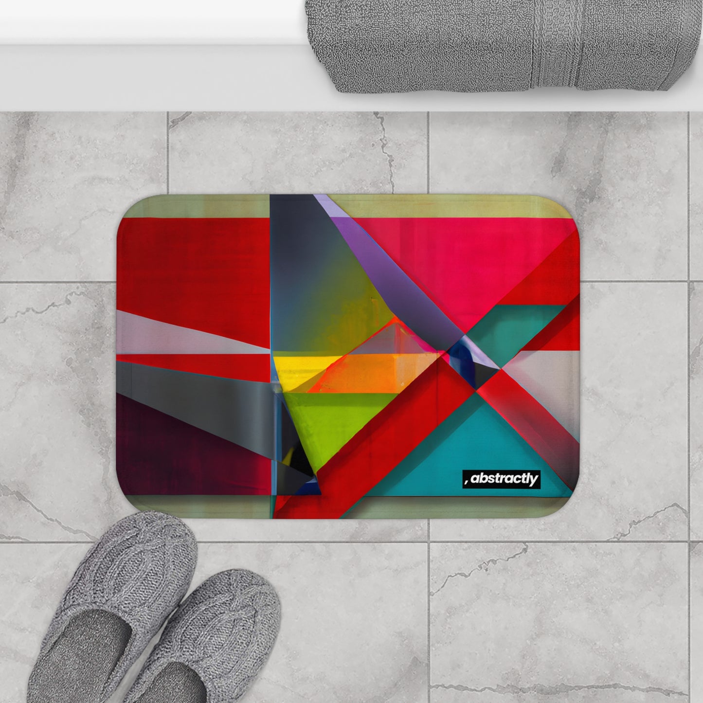 Thomas Sanderson - Friction Force, Abstractly - Bath Mat