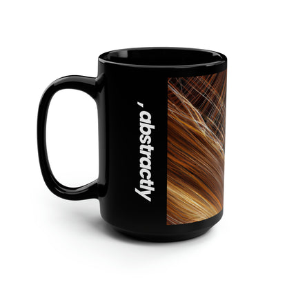 Aaron Henderson - Spring Force, Abstractly - Black Ceramic Mug 15oz