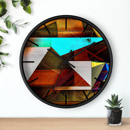 Julian Firth - Friction Force, Abstractly - Wall Clock