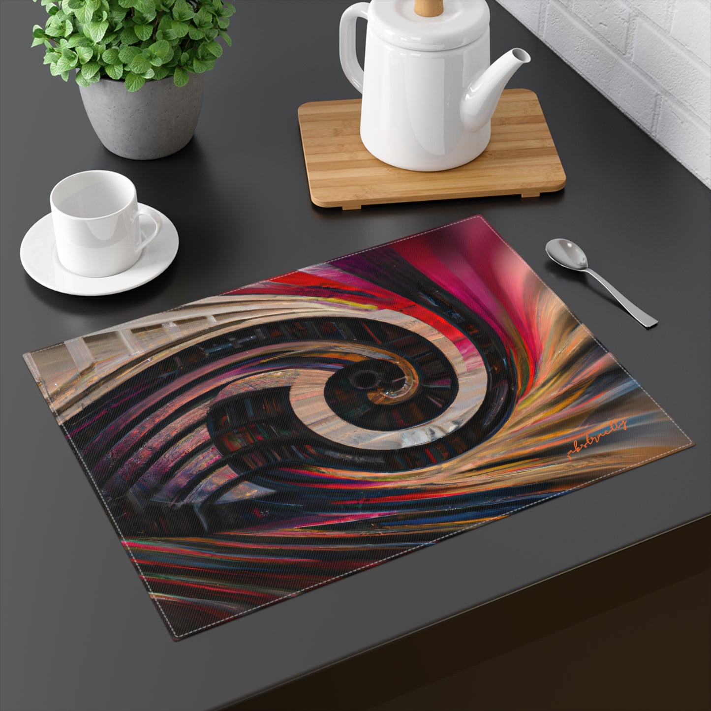 George Strickland - Gravity Force, Abstractly - Placemat