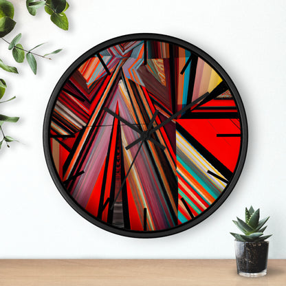 Clara Wentworth - Applied Force, Abstractly - Wall Clock