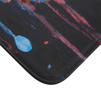 Quantum Quicksilver Crystal - Chemistry, Abstractly - Bath Mat