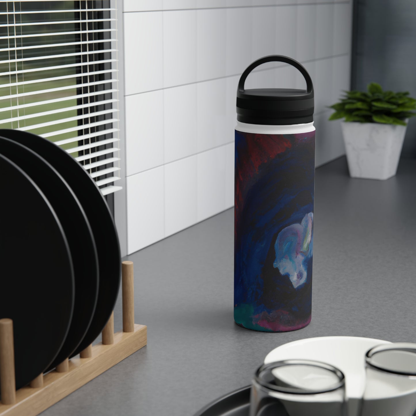 Luminary Etherium - Chemistry, Abstractly - Stainless Steel Water Bottle