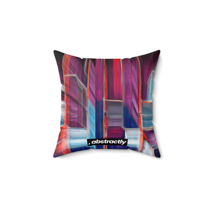 Rosalind Turner - Normal Force, Abstractly - Faux Suede Throw Pillow