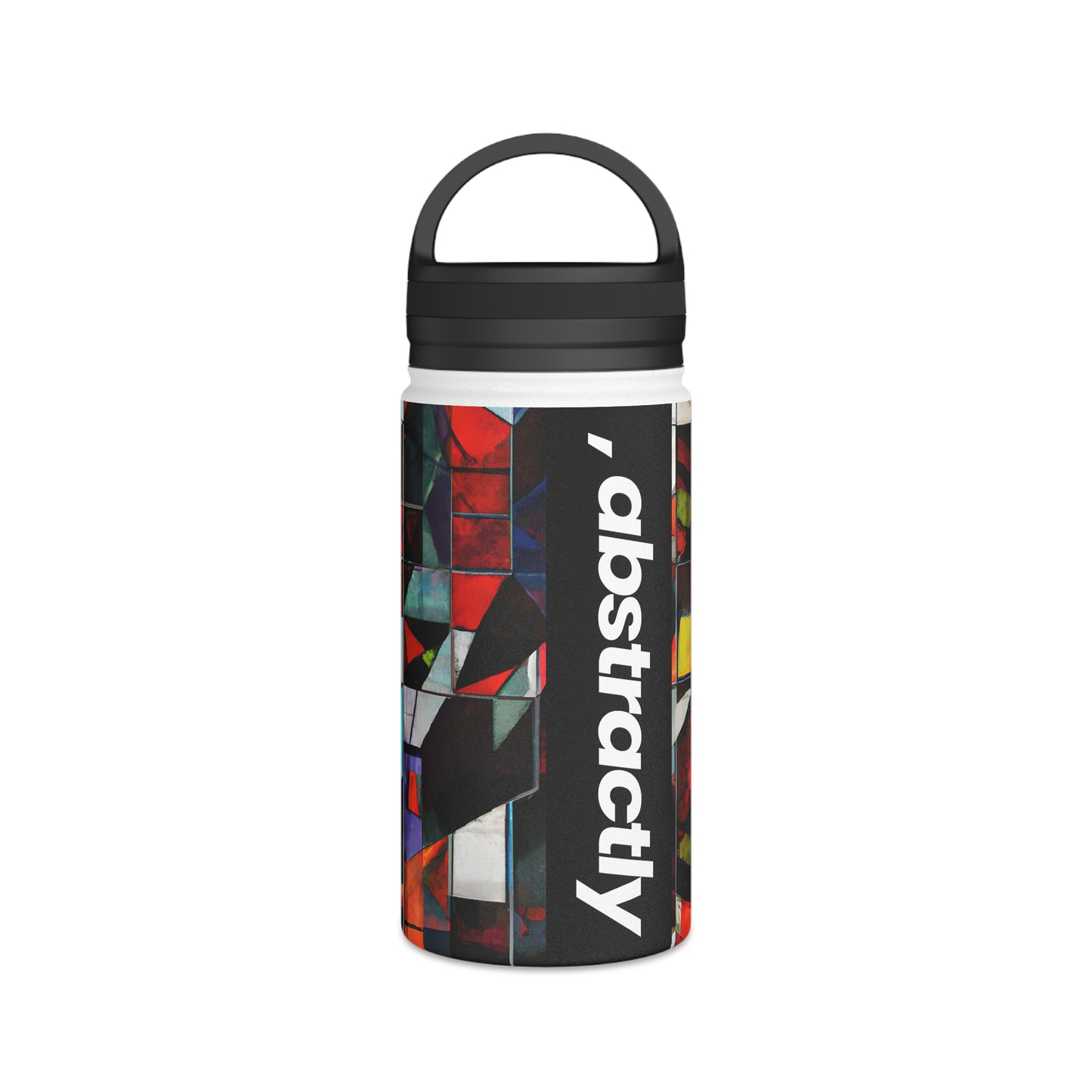 Maxine Cavanaugh - Friction Force, Abstractly - Stainless Steel Water Bottle