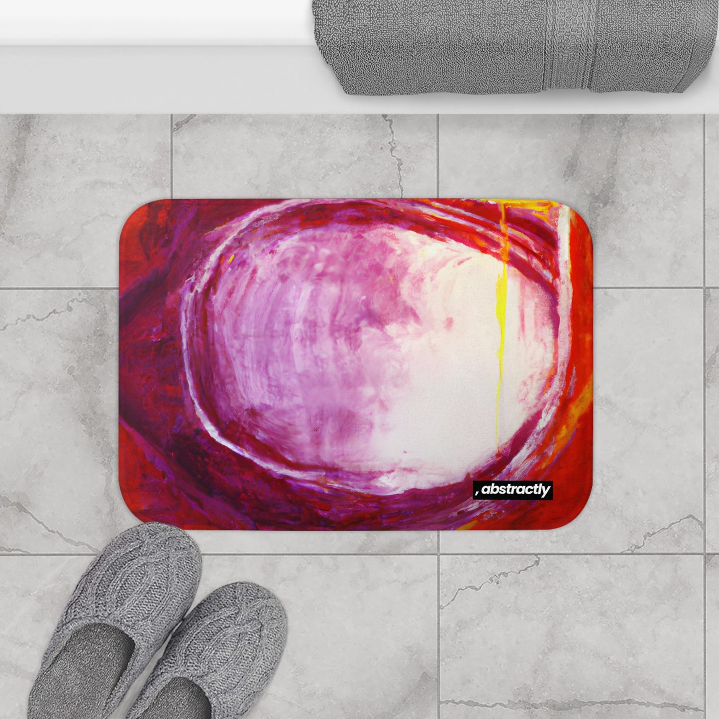 Quazarium Crystalite - Vanadium, Abstractly - Bath Mat