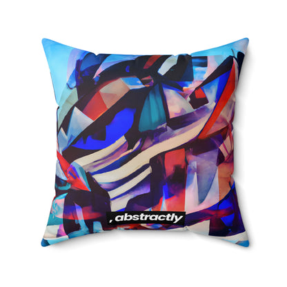 Virginia Berkeley - Normal Force, Abstractly - Faux Suede Throw Pillow