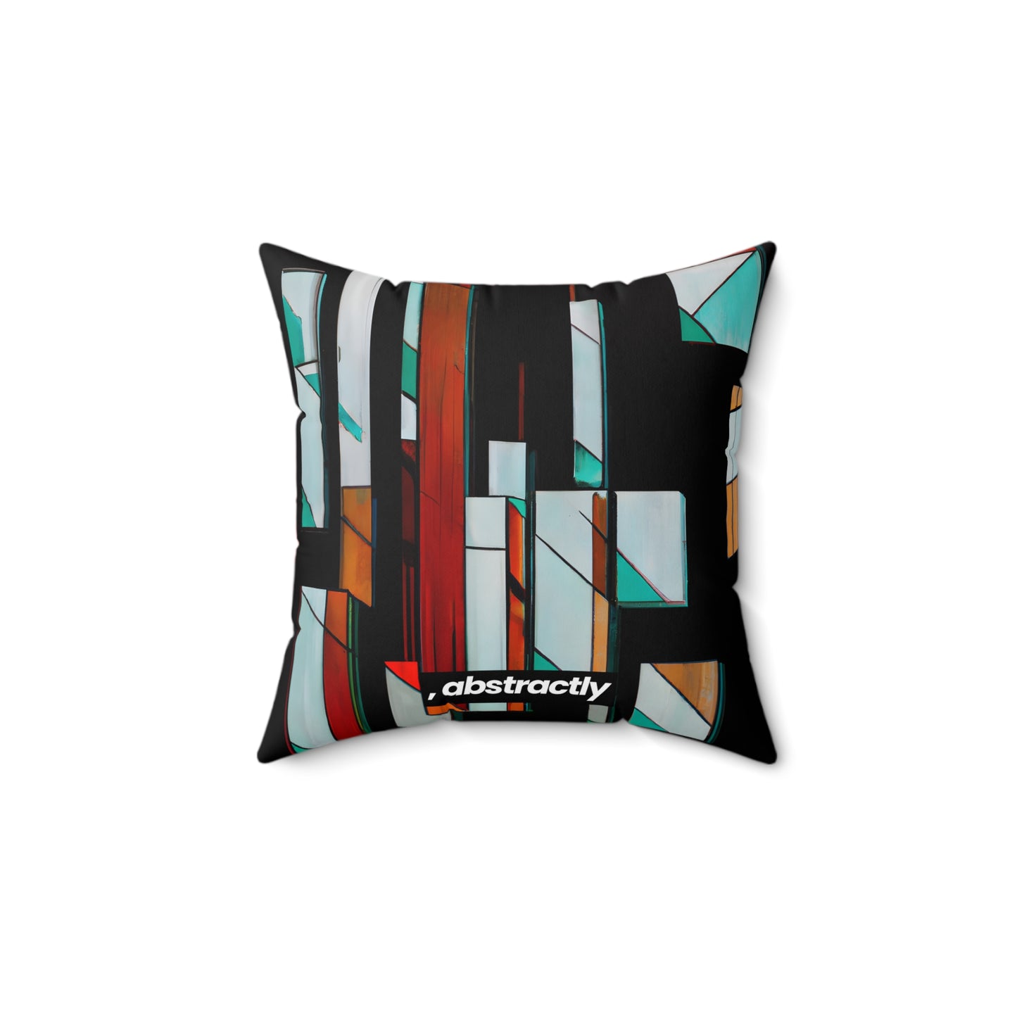 Ava Eisenstein - Friction Force, Abstractly - Faux Suede Throw Pillow