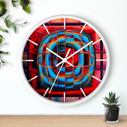 Felix Linderholm - Magnetic Force, Abstractly - Wall Clock