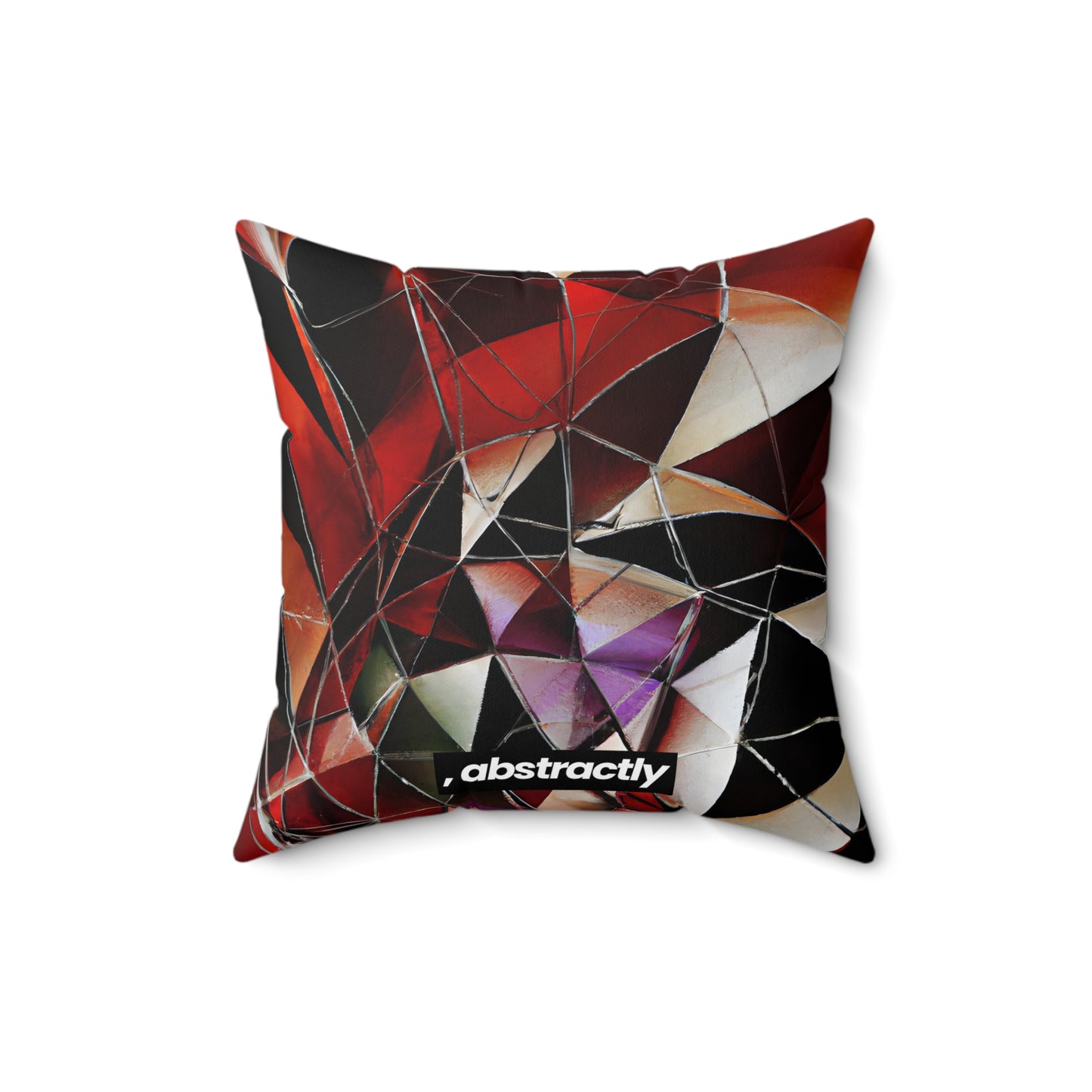 Oscar Klein - Tension Force, Abstractly - Faux Suede Throw Pillow