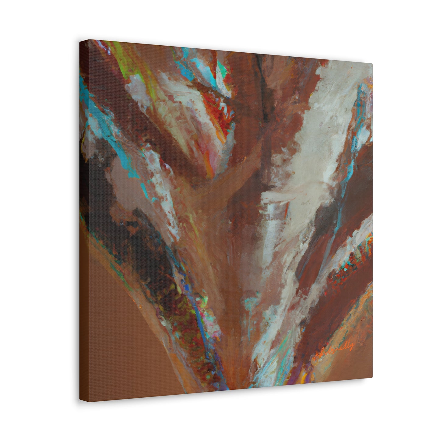 Quantum Glitter Crystal - Magnesium, Abstractly - Canvas