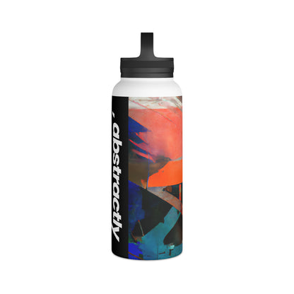 Ariana Sanders - Tension Force, Abstractly - Stainless Steel Water Bottle