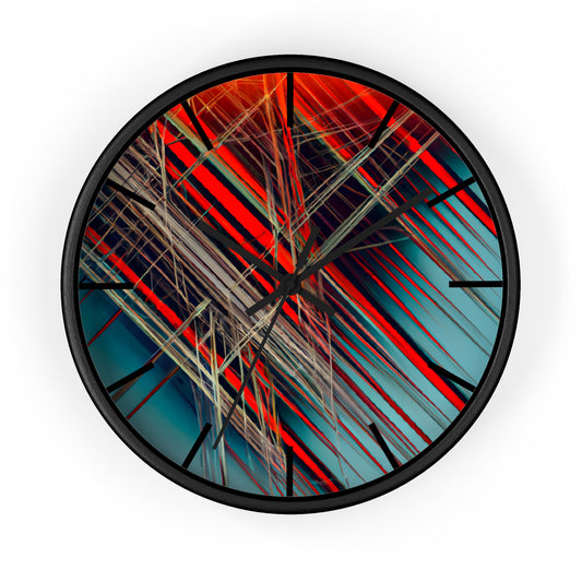 Vivian Bernstein - Air Resistance Force, Abstractly - Wall Clock