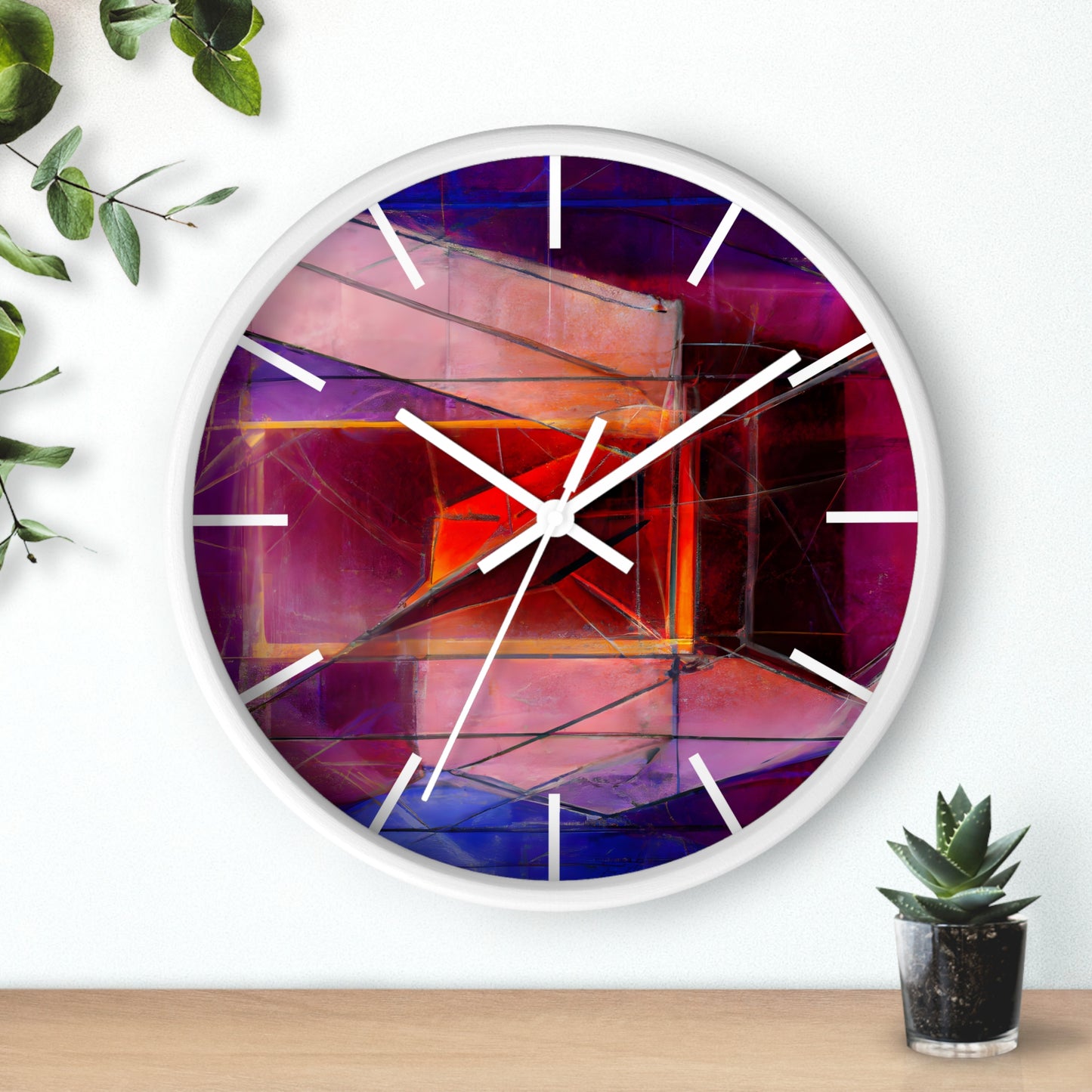 Margaret Hollis - Strong Force, Abstractly - Wall Clock