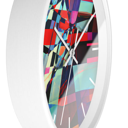 Fiona Breslin - Electric Force, Abstractly - Wall Clock