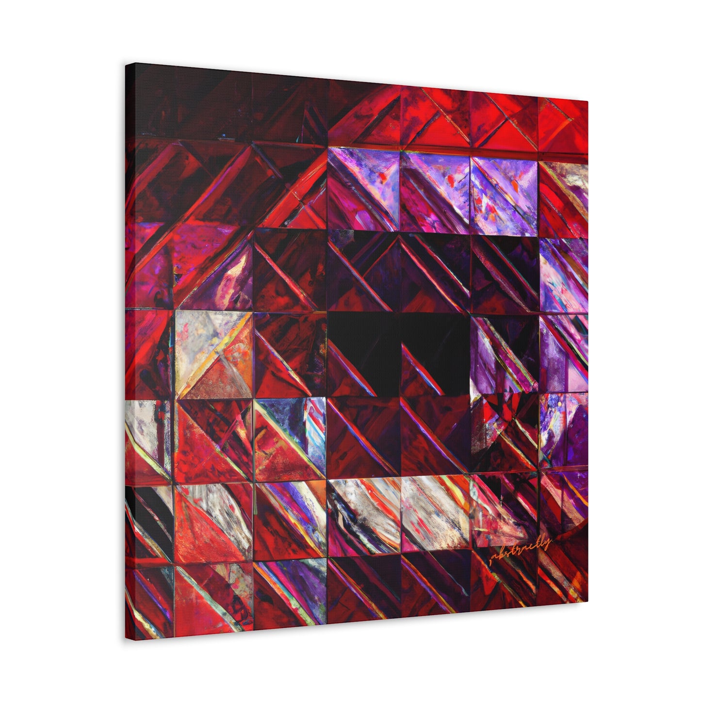 Nancy Hartley - Friction Force, Abstractly - Canvas