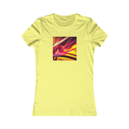 Vera Whitmore - Electromagnetic Force, Abstractly - Ladies' Cut Tee