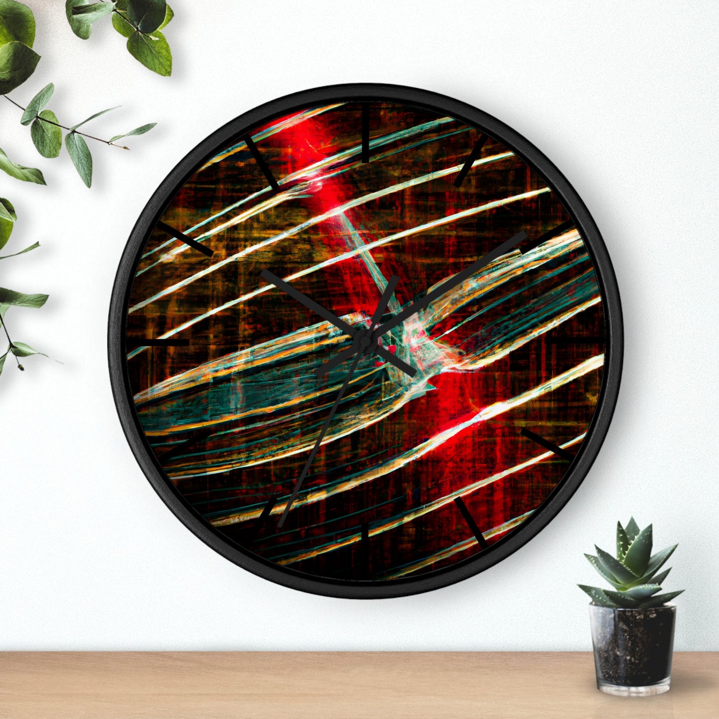 Joyce Lancaster - Electromagnetic Force, Abstractly - Wall Clock