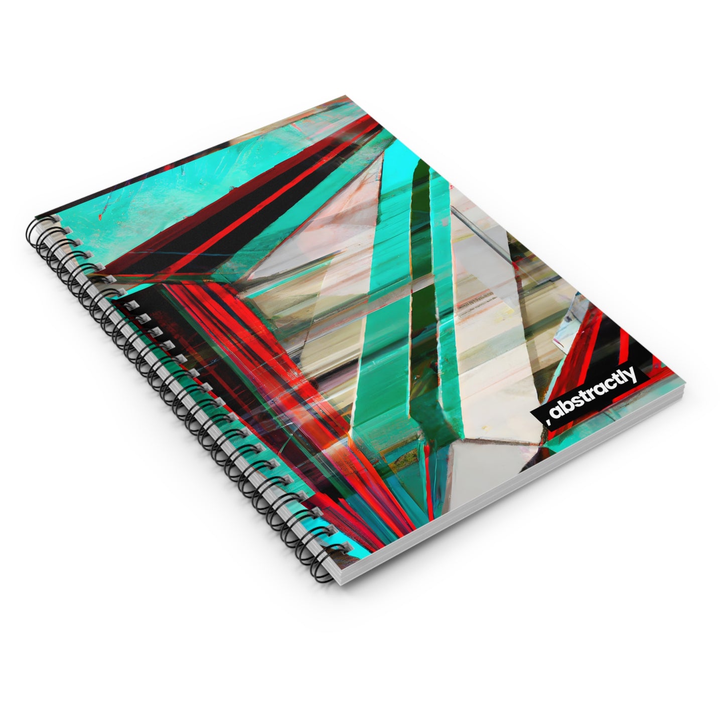 Bonnie Rosenbaum - Electric Force, Abstractly - Spiral Notebook