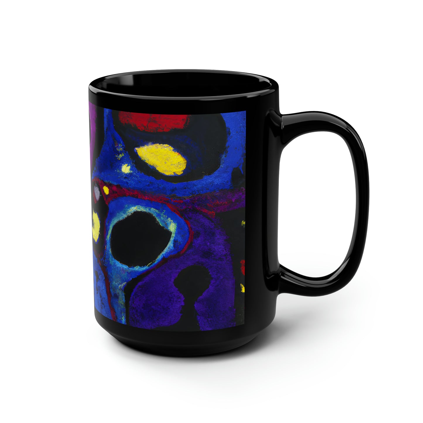 Zephyrium Oxide - Chemistry, Abstractly - Black Ceramic Mug 15oz