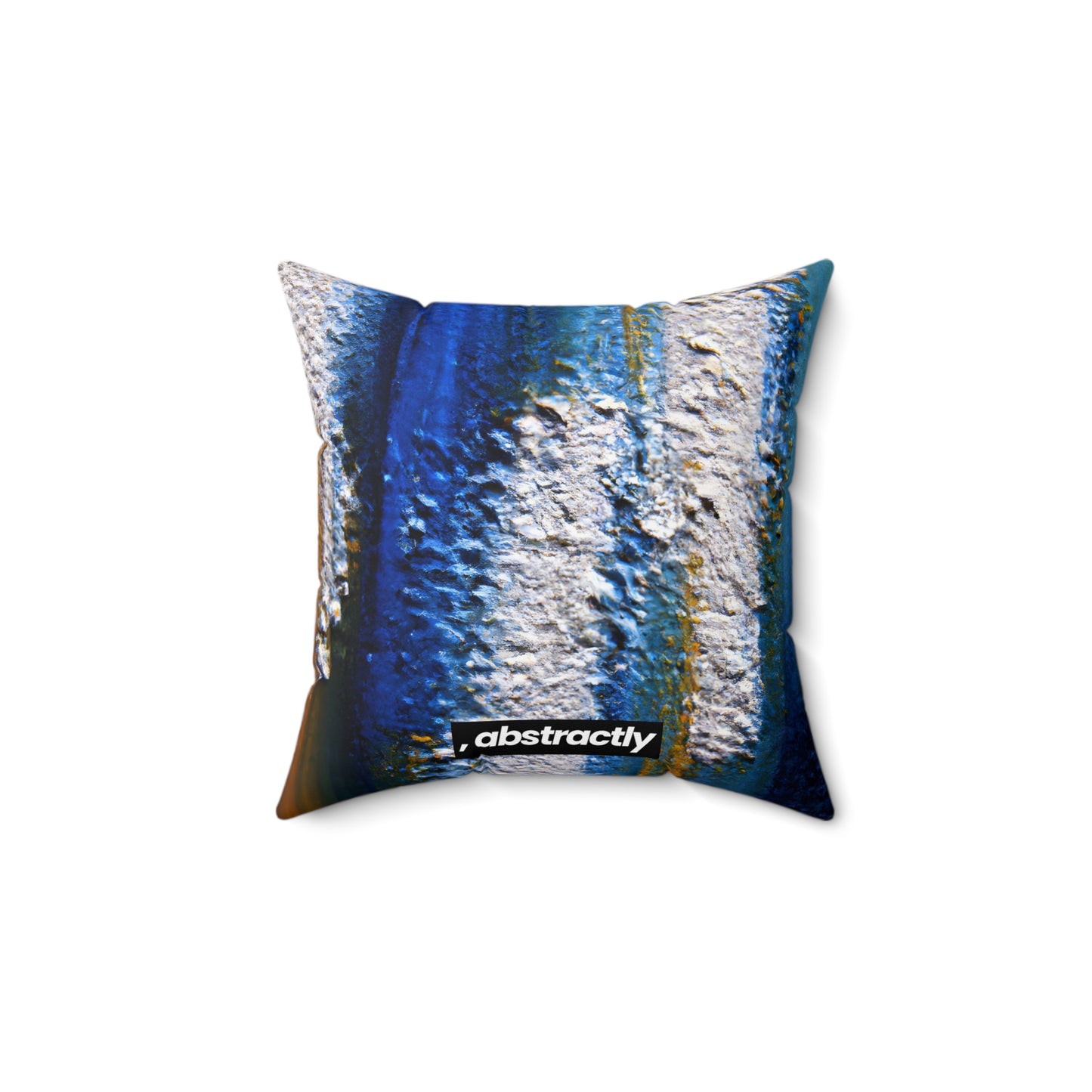 Crystalloxium Hydraflux - Chemistry, Abstractly - Faux Suede Throw Pillow