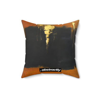 Quantum Trilithium Crystal - Chromium, Abstractly - Faux Suede Throw Pillow