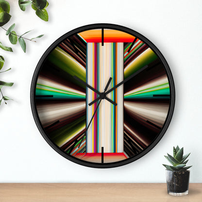 Ingrid Hartmann - Magnetic Force, Abstractly - Wall Clock