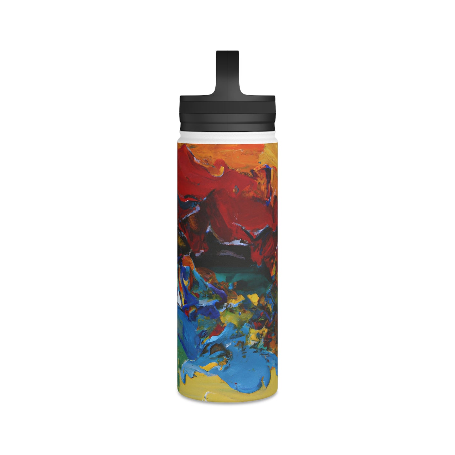 Polarisite Crystals - Chemistry, Abstractly - Stainless Steel Water Bottle