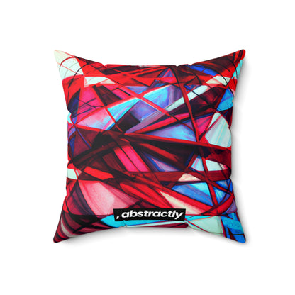 Howard Sternberg - Tension Force, Abstractly - Faux Suede Throw Pillow